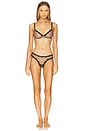 view 4 of 4 Printed Sheer Tulle Demi Bra in Leopard Print