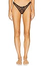 view 1 of 4 TANGA LOVE LOCK EMBROIDERY in Black