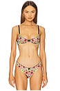 view 1 of 4 Azalea Embroidery Bra in Black