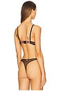 view 3 of 4 Azalea Embroidery Bra in Black