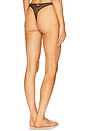 view 3 of 4 Azalea Embroidery Thong in Black