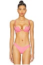 view 1 of 4 Le Stretch U-plunge Bra in Pink