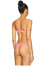 view 3 of 4 Le Stretch U-plunge Bra in Pink