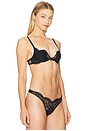 view 2 of 4 Frankie Lace Seduce U-plunge Bra in Black
