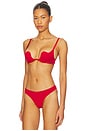 view 2 of 4 Le Stretch Micro Seduce U-plunge Bra in Rouge