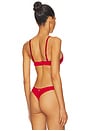 view 3 of 4 Le Stretch Micro Seduce U-plunge Bra in Rouge
