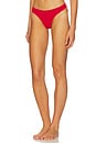 view 2 of 4 Le Stretch Micro Thong in Rouge