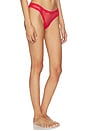 view 2 of 4 Sheer Tulle Thong in Rouge