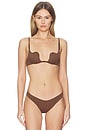 view 1 of 4 Le Stretch Micro Seduce U-plunge Bra in Cocoa