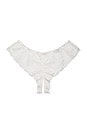 view 1 of 1 Charlotte Lace Crotchless Panty in Snow