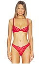 view 1 of 4 Bianca Lace Balconette Bra in Rouge