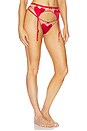 view 2 of 4 Amour Garter in Rouge