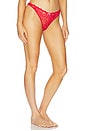 view 2 of 4 Bianca Lace Thong in Rouge