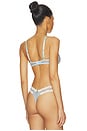 view 3 of 4 Sheer Tulle Demi Bra in Light Sky