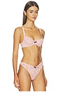 view 2 of 4 Bianca Lace Balconette Bra in Pink Lady