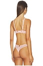 view 3 of 4 Bianca Lace Balconette Bra in Pink Lady