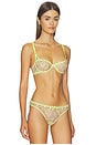 view 2 of 4 SOUTIEN-GORGE BALCONET ETOILE EMBROIDERED in Neon Yellow