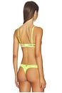 view 3 of 4 SOUTIEN-GORGE BALCONET ETOILE EMBROIDERED in Neon Yellow