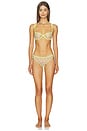 view 4 of 4 SOUTIEN-GORGE BALCONET ETOILE EMBROIDERED in Neon Yellow