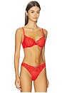 view 2 of 4 SOUTIEN-GORGE BALCONET BIANCA LACE in Neon Coral