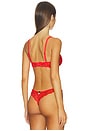 view 3 of 4 SOUTIEN-GORGE BALCONET BIANCA LACE in Neon Coral