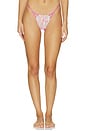 view 1 of 4 Sequin Hibiscus G-string in Pink Desire