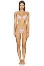 view 4 of 4 Sequin Hibiscus G-string in Pink Desire