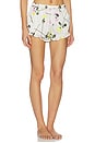 view 2 of 5 Ruffle Shorts in Yellow Tossed Roses
