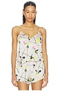 view 1 of 5 Ruffle Cami Top in Yellow Tossed Roses