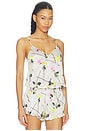 view 2 of 5 Ruffle Cami Top in Yellow Tossed Roses