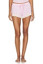 view 1 of 4 Butter Rib Flutter Shorts in Bubblegum