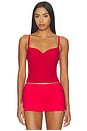 view 1 of 4 Built-in Bra Cami Top in Rouge