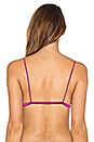 view 3 of 4 SOUTIEN-GORGE TRIANGULAIRE EN SOIE LUXE in Raspberry Beret