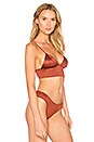 view 2 of 4 Triangle Longline Bra in Saffron