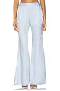 view 1 of 6 Luxe Twill Flare Pant in Ice Queen