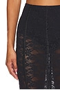 view 6 of 6 Le Stretch Lace Pencil Skirt in Black