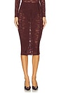 view 1 of 6 LE STRETCH 펜슬 스커트 in Aubrun