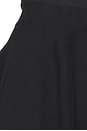 view 6 of 6 Knit Flared Mini Skirt in Black