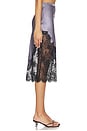 view 3 of 6 FALDA JULIET LACE AND SILK in Lavender Smoke