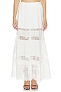 view 1 of 6 Adeline Maxi Skirt in Ivory
