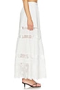view 3 of 6 Adeline Maxi Skirt in Ivory