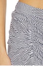 view 6 of 6 JUPE POPLIN DRAPED RUCHED in Black Stripe