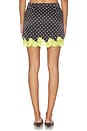 view 4 of 6 Juliet Lace Dotted Slip Skirt in Small Black Dot & Lemon Lace
