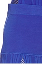 view 6 of 6 Open Crochet Garter Skirt in Hydrangea
