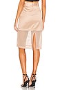 view 3 of 4 Twill & Mesh Skirt in Safari