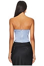 view 4 of 5 Hamptons Bustier Top in Denim Blue