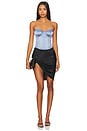 view 5 of 5 Hamptons Bustier Top in Denim Blue