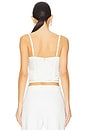 view 4 of 6 x Galia Lahav Beaded Iris Lace Bustier in Ivory