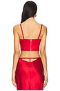 view 4 of 5 Cropped Hamptons Bustier in Rouge