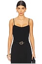 view 1 of 5 Knit Underbust Cami Bodysuit in Black